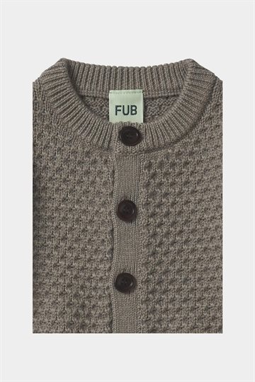 Fub - Baby Structure Cardigan - Hazel Melange