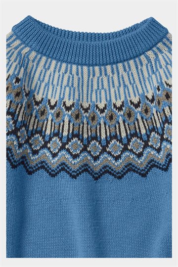 Fub - Fair Isle Sweater - Deep Sky