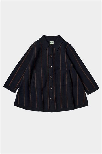 Fub - Felted Coat - Dark Navy