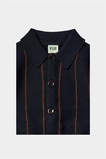 Fub - Felted Coat - Dark Navy