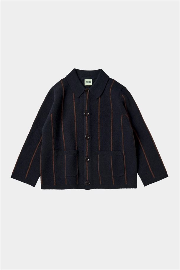 Fub - Felted Jacket - Dark Navy