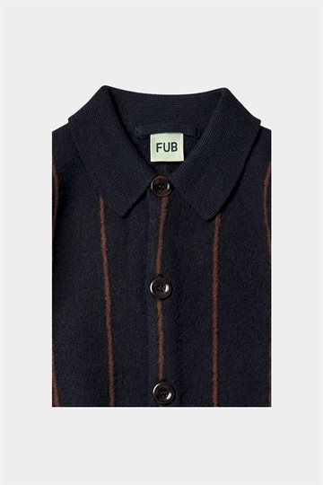 Fub - Felted Jacket - Dark Navy