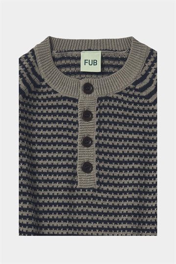 Fub - Jumper - Hazel Melange/Dark Navy