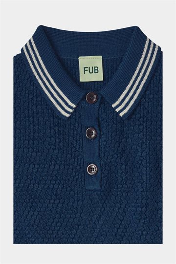 Fub -  Pique Polo - Pond Blue