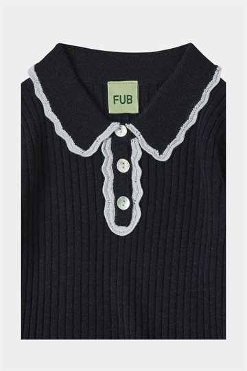 Fub -  Rib Polo - Dark Navy