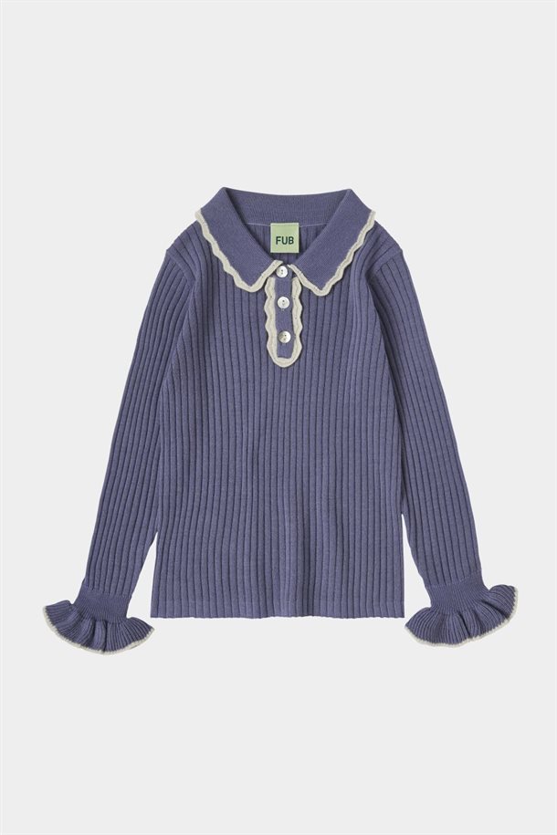 Fub -  Rib Polo - Dusty Violet