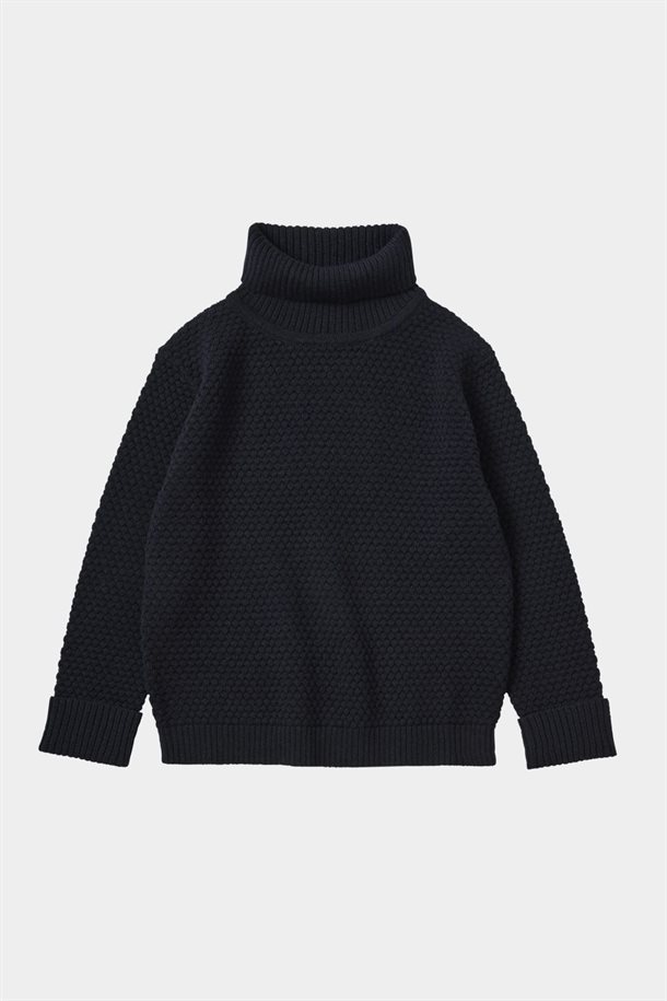 Fub - Rollneck Sweater - Dark Navy