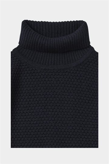 Fub - Rollneck Sweater - Dark Navy